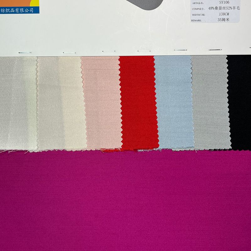   sy106,48%silk52%wool,138cm,35mm,twill,piece-dyed
