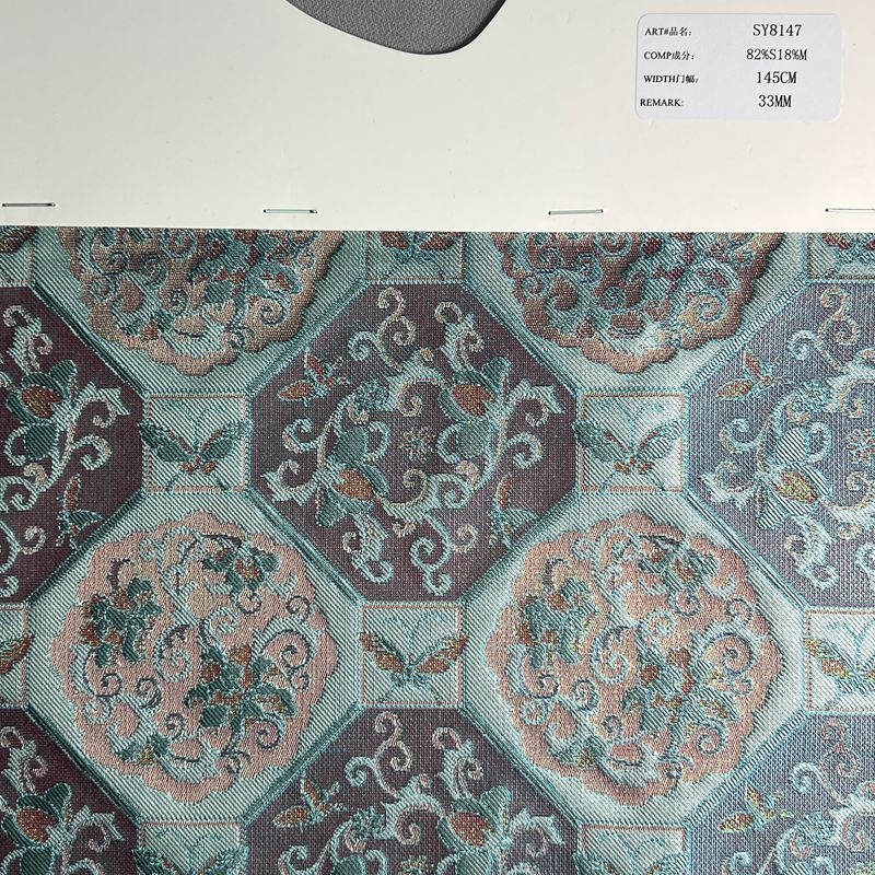 sy8147,82%silk18%metallic,145cm,33mm,yarn-dyed,jacquard fabric