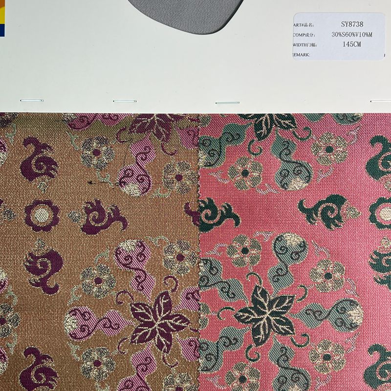 sy8738,30%silk60%rayon10%metallic,145cm,jacquard,yarn-dyed