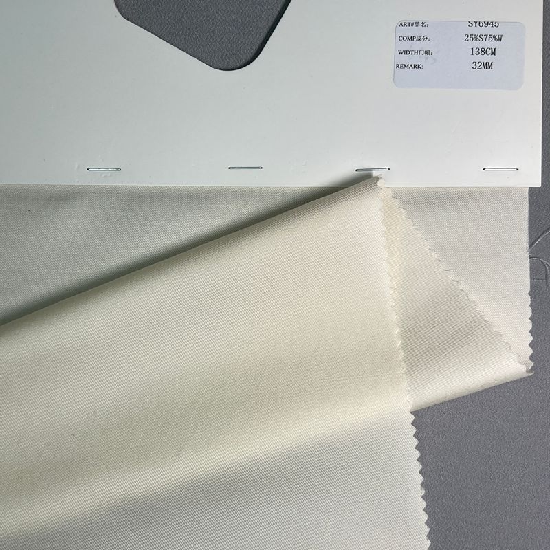 sy6945,25%silk,75%wool,138cm,32mm,twill,piece-dyed