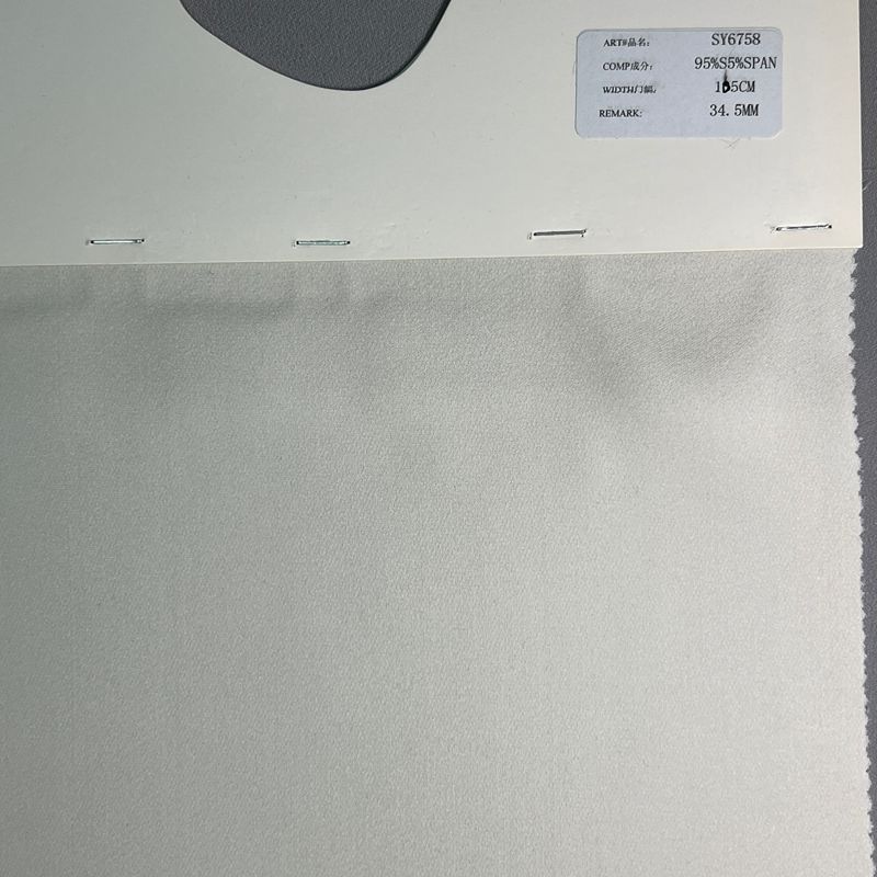 sy6758,95%silk5%spandex,105cm,34.5mm,elastic heavy georgette,piece-dyed