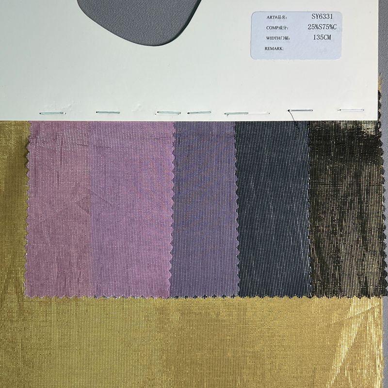 sy6331,25%silk65%silk10%metallic,piece-dyed