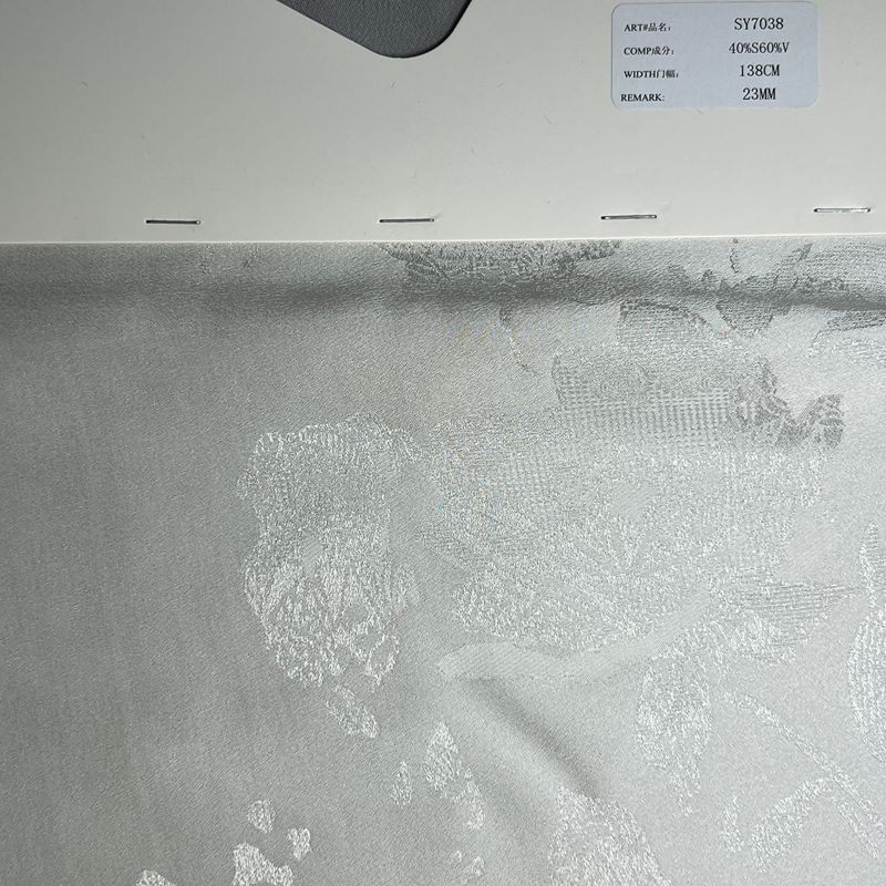 sy7038,40%silk60%viscose,138cm,23mm,jacquard,piece-dyed