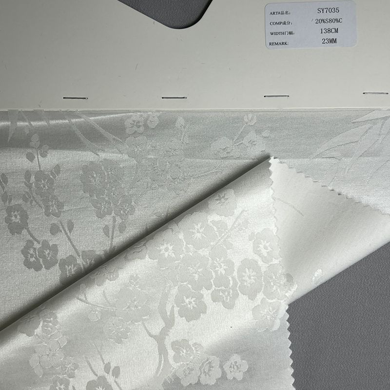 sy7035,20%silk80%cotten,138cm,23mm,jacquard,piece-dyed