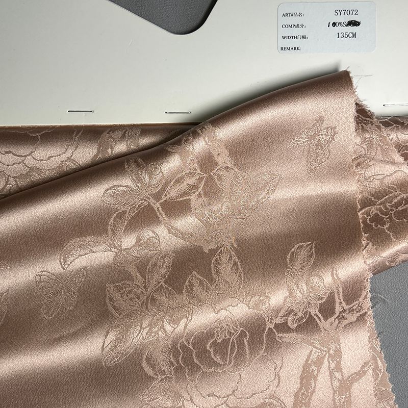 sy7072,100%silk,135cm,19mm,jacquard,piece-dyed