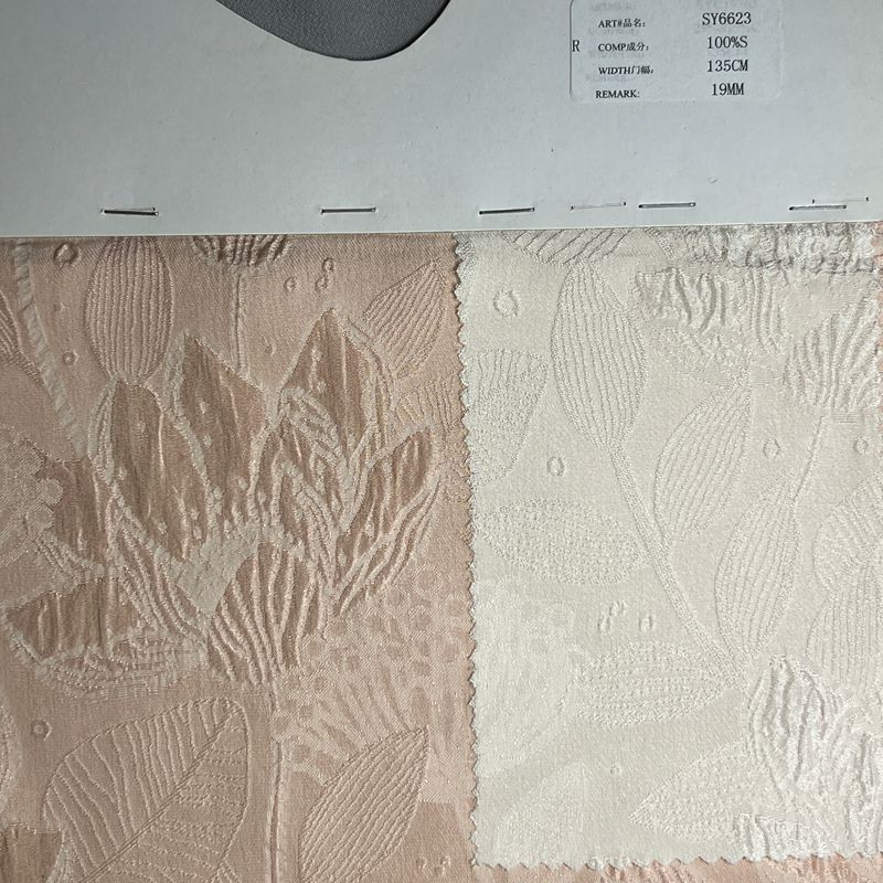sy6623,100%silk,135cm,19mm,jacquard,piece-dyed
