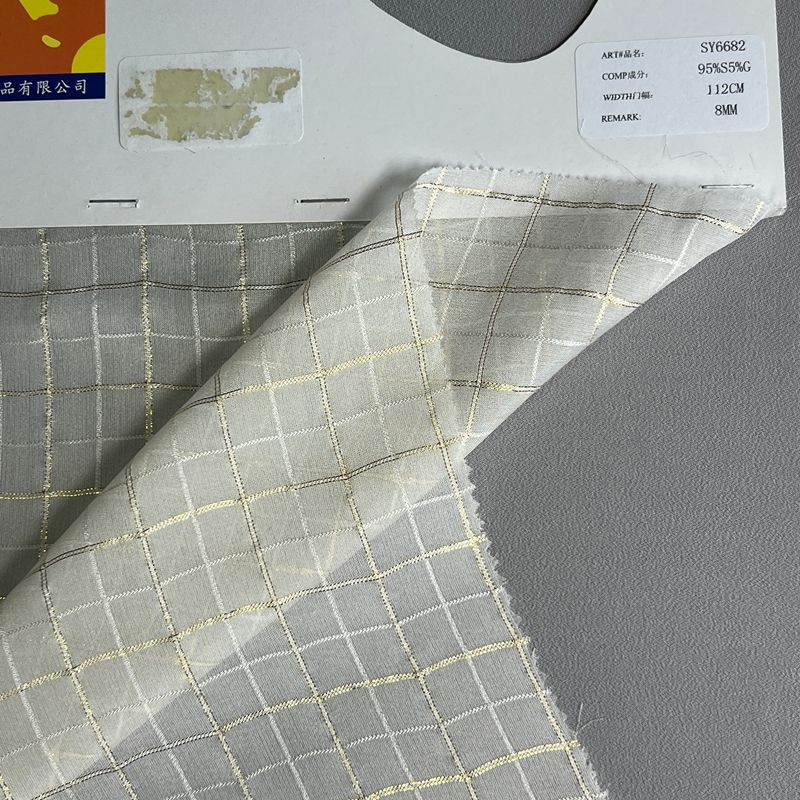 sy6682,95%silk5%metallic,112cm,8mm,piece-dyed