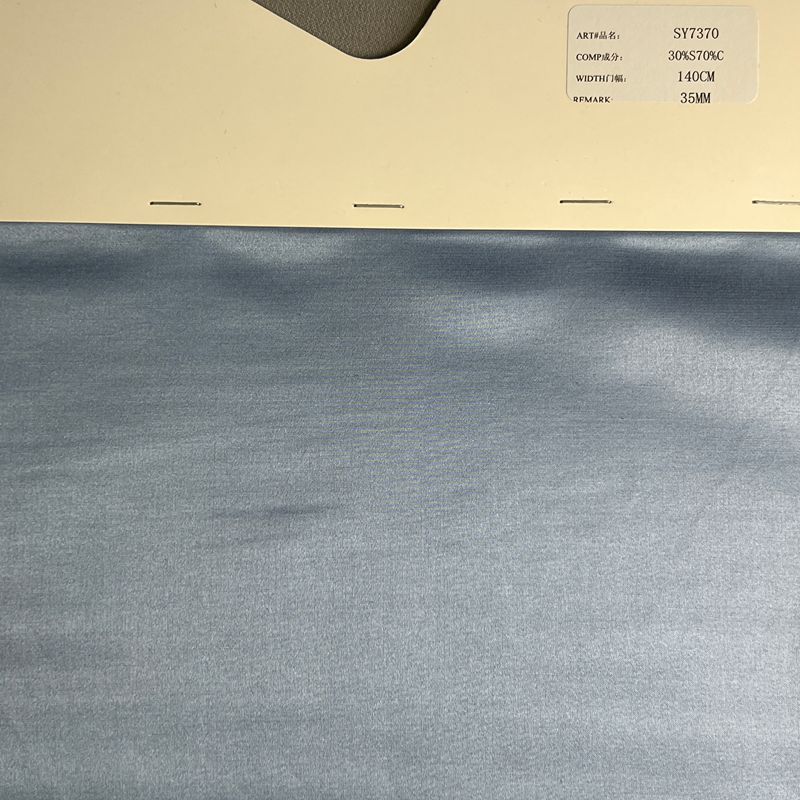 sy7370,30%silk70%cotten,140cm,35mm,charmeuse,piece-dyed