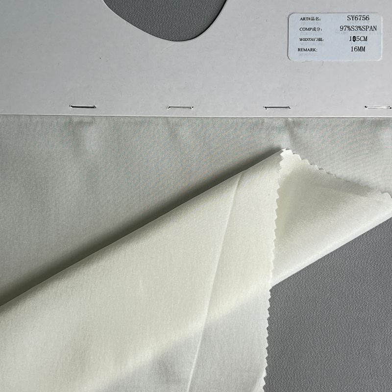 sy6756,97%silk3%spandex,105cm,16mm,elastic habotai,piece-dyed