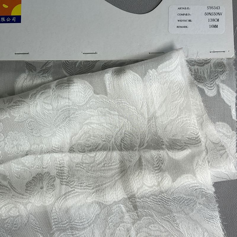 sy6343,50%silk50%viscoe,138cm16mm,cut-work silk voile,piece-dyed