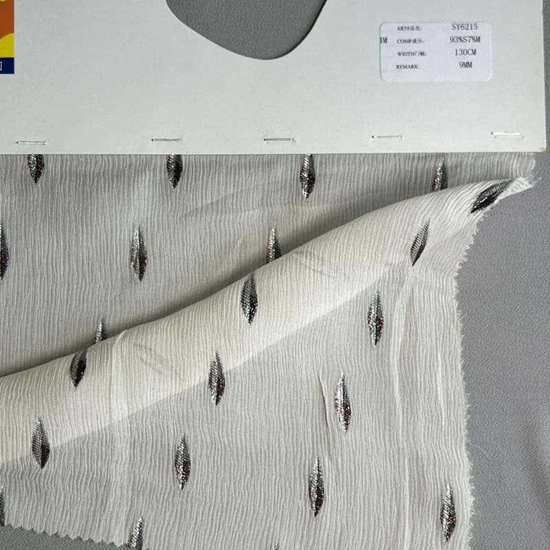 sy6215,93%silk7%metallic