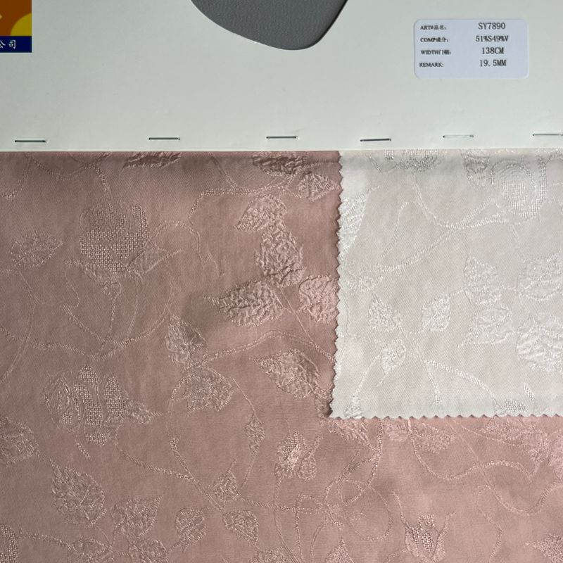 sy7890,51%silk49%viscose,138cm,19.5mm,jacqurard,piece-dyed