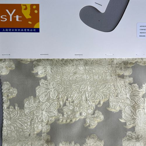 sy7953,50%silk50%viscose,135cm,cut-work silk voile,piece-dyed