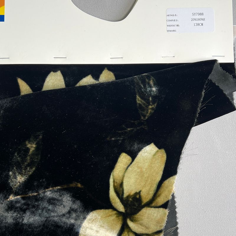 sy7988,20%silk80%rayon,138cm,velvet,printing