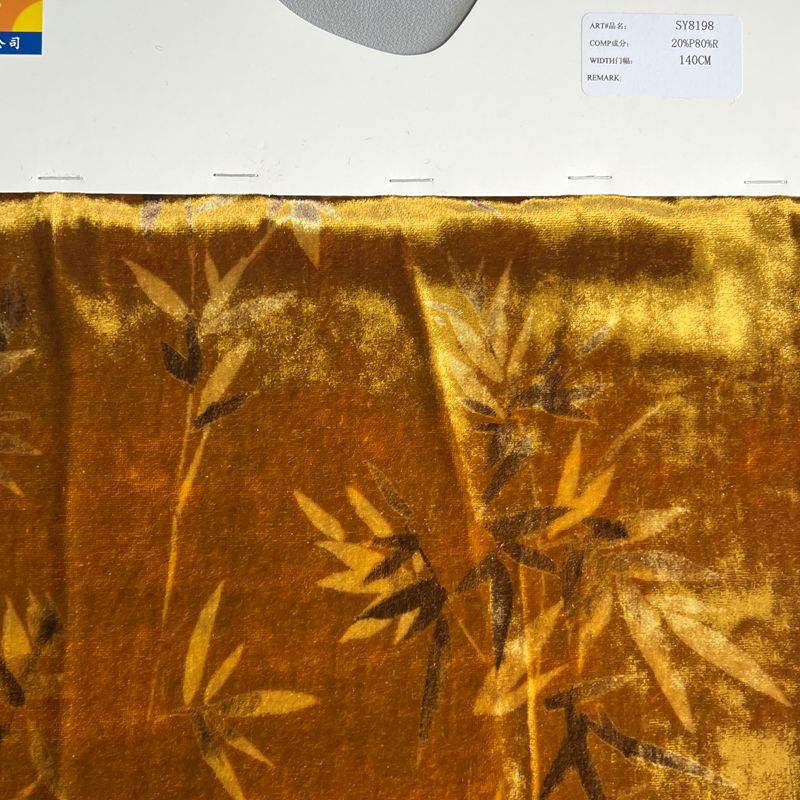 sy8198,20%polyester80%rayon,140cm,printing velvet