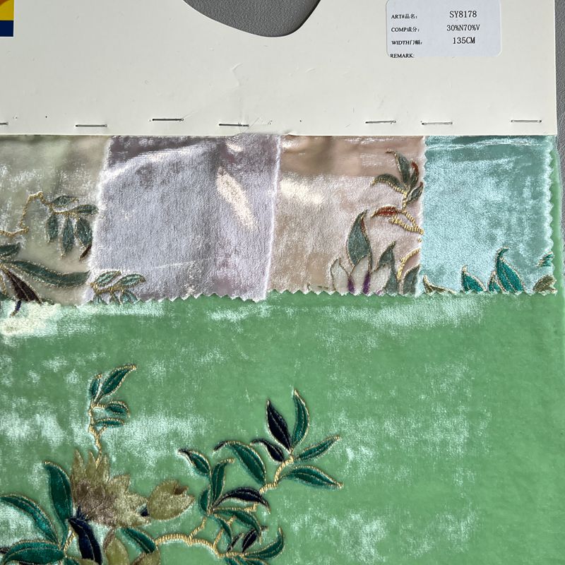 sy8178,20%nylon80%rayon,135cm,printing velvet