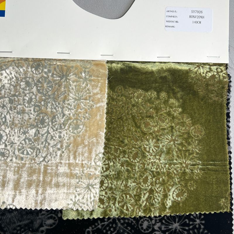 sy7926,20%nylon80%rayon,140cm,burn-out velvet,piece-dyed