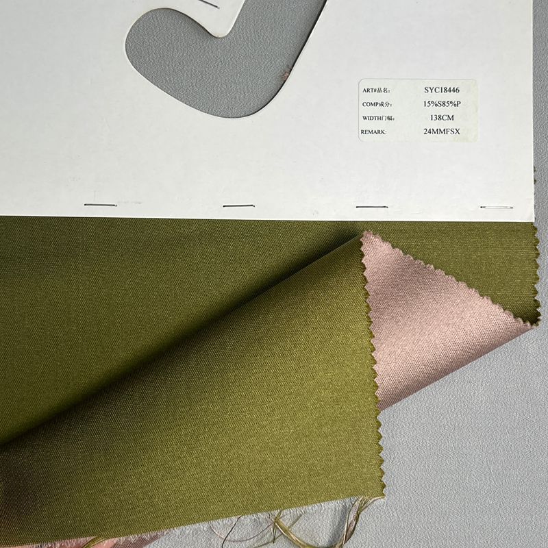 syc18446,15%silk85%polyester,138cm,24mm,twill,yarn-dyed