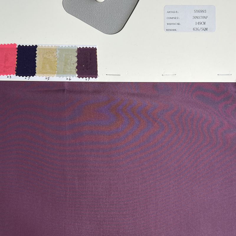 sy6993,30%silk70%polyester,149cm,63gsm,piece-dyed
