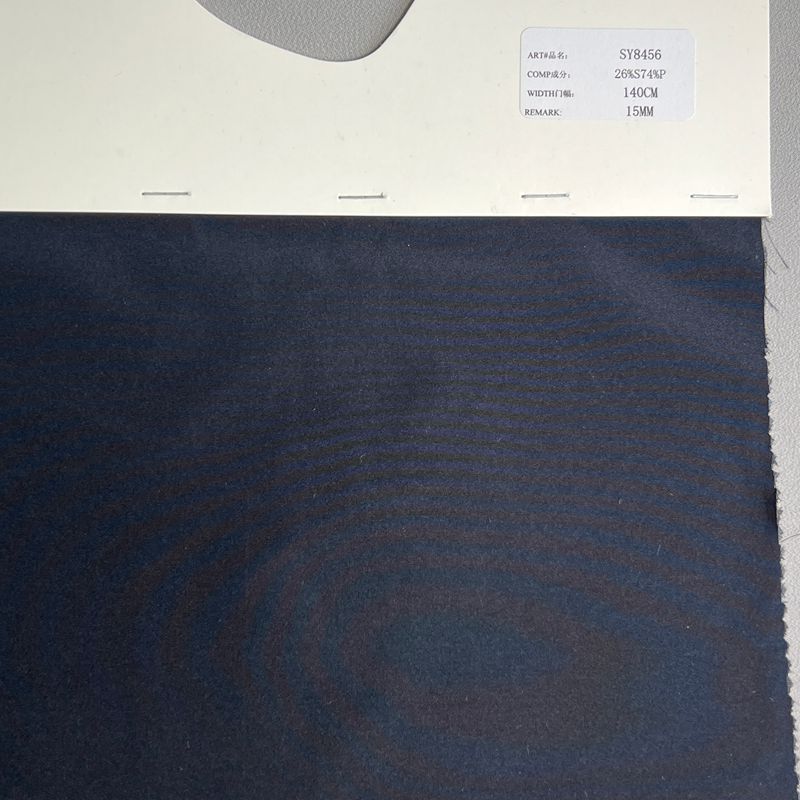 sy8456,26%silk74%polyester,140cm,15mm,yarn-dyed