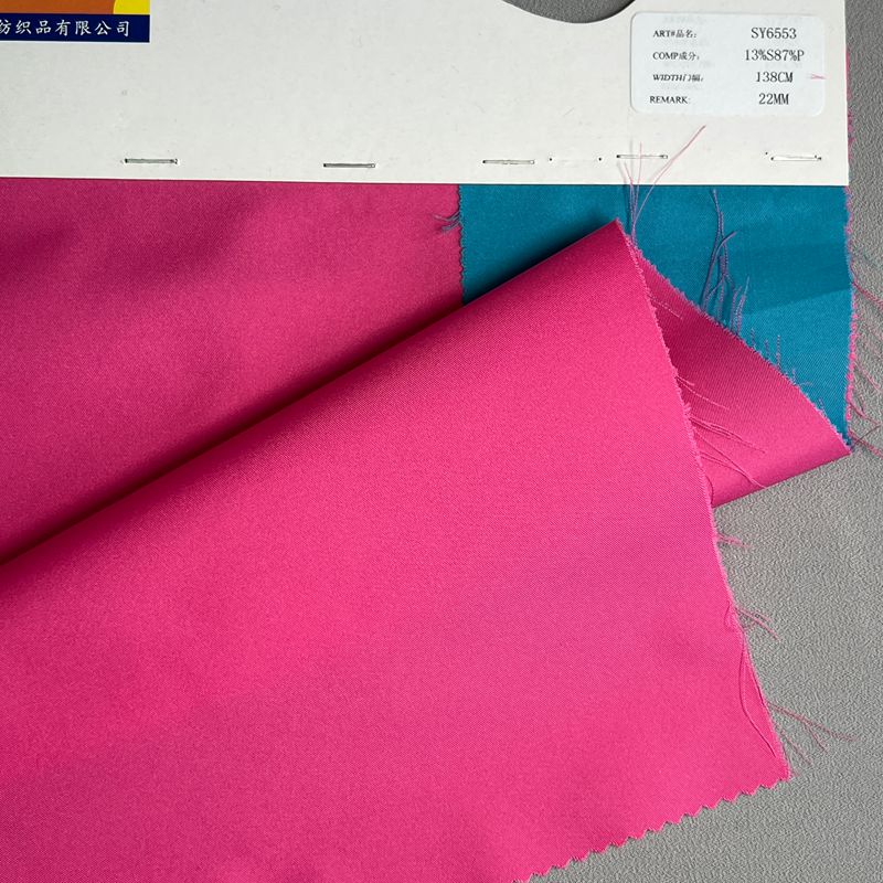 sy6553,13%silk87%polyester,138cm,22mm,twill,yarn-dyed
