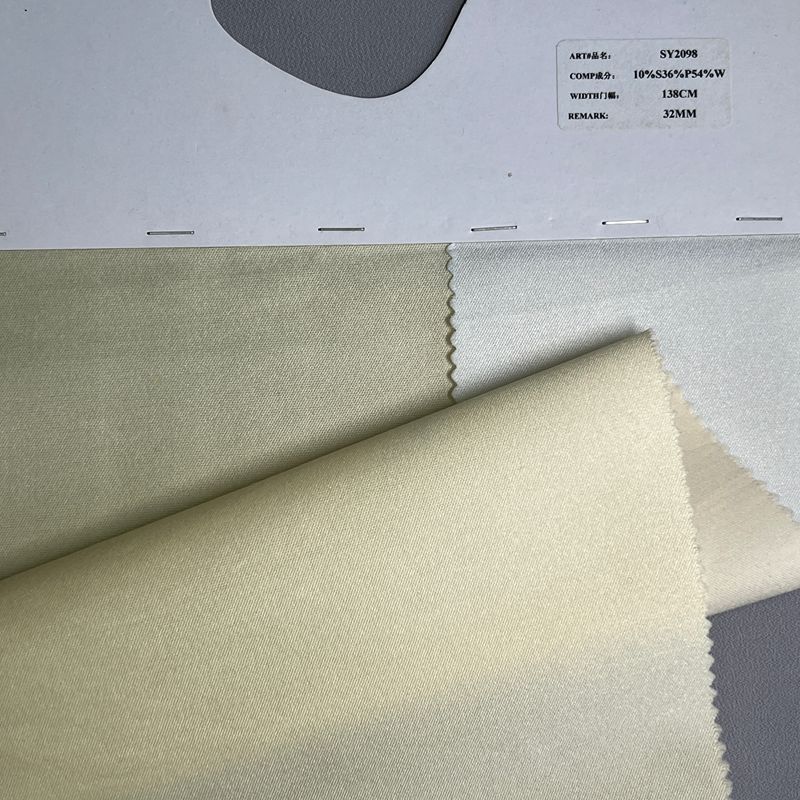 sy2098,10%silk36%polyester54%wool,138cm,32mm,twill,yarn-dyed