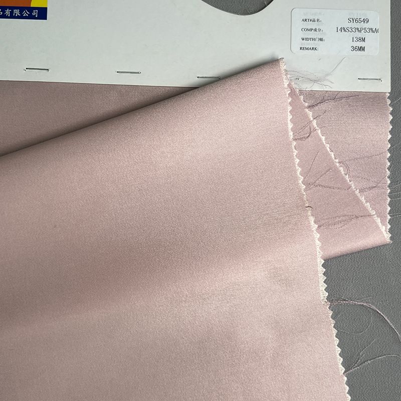 sy6549,14%silk33%polyester53%acetate,138cm,36mm,twill,piece-dyed