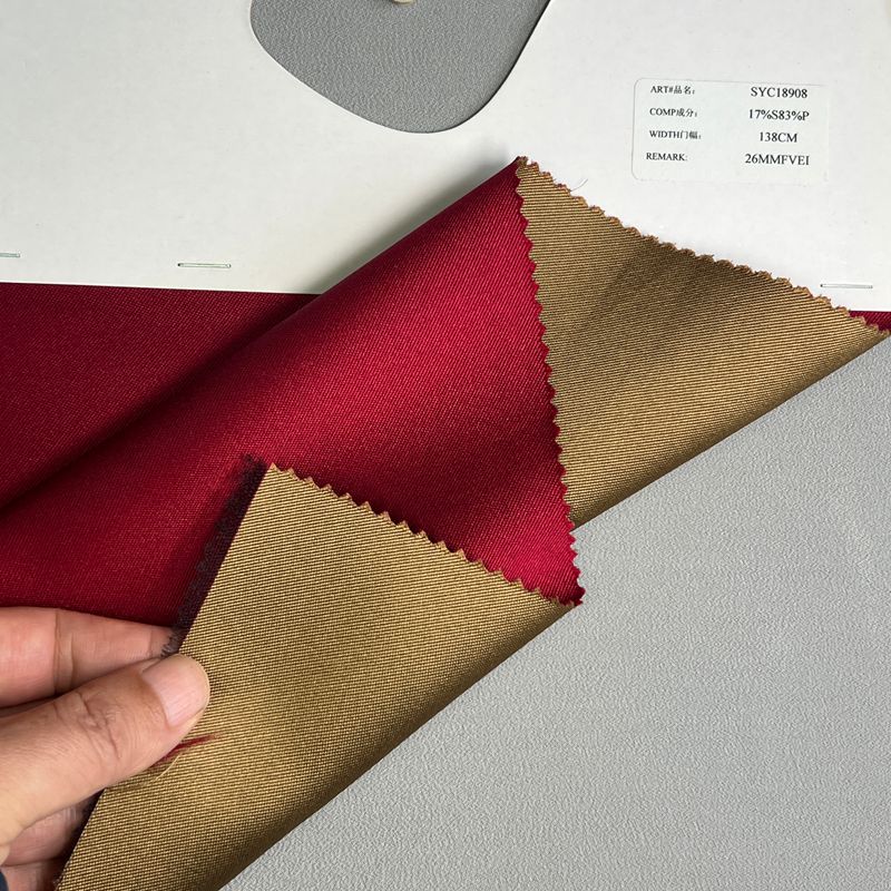 sy18908,17%silk83%polyester,138cm,26mm,twill,yarn-dyed