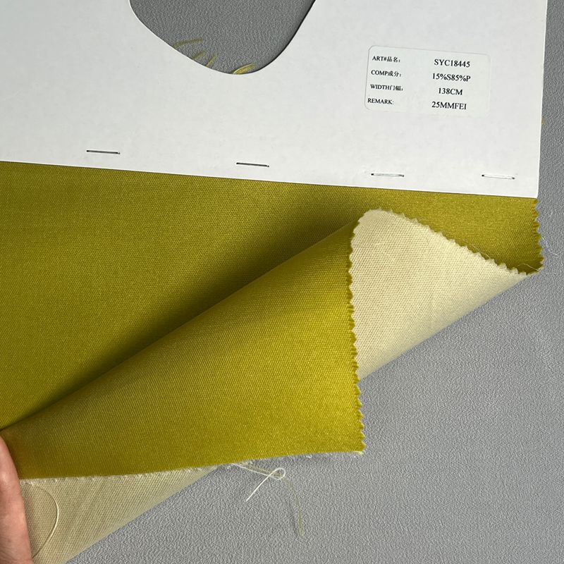sy18445,15%silk85%polyester,138cm,25mm,twill,yarn-dyed