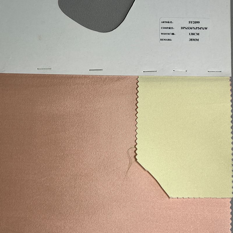 sy2099,10%silk36%polyester54%wool,138cm,38mm,twill,yarn-dyed