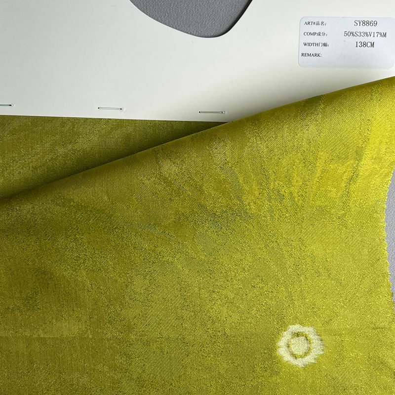 sy8869,50%silk33%viscose17%metallic,138cm,yjacquard,yarn-dyed