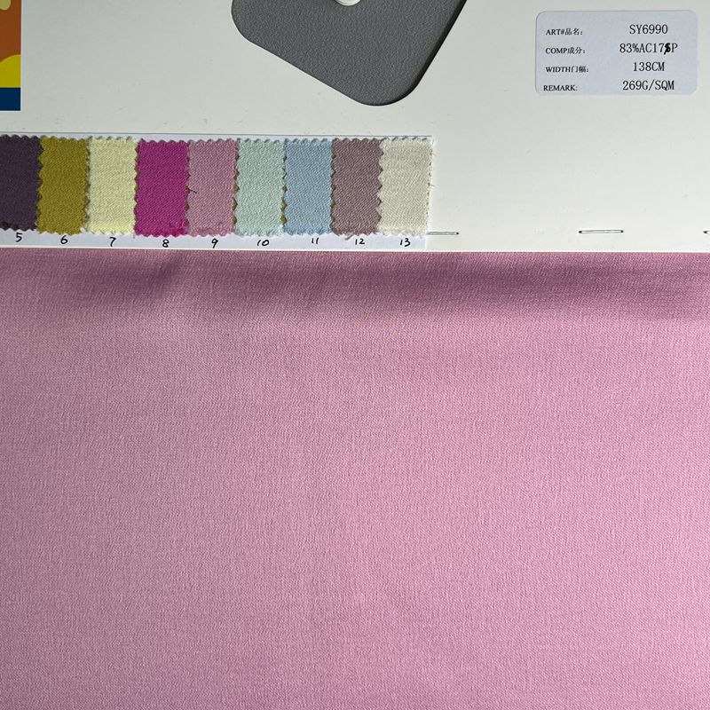 sy6990,83%acetate17%polyester,138cm,269gsm,piece-dyed